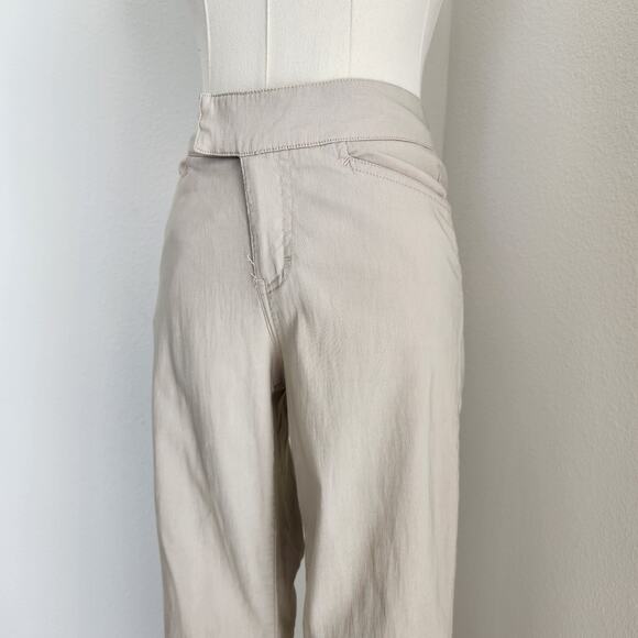 Y2K Limited Too Beige Flare Leg Mid Rise Stretch Pants Basic 0 - Picture 2 of 8